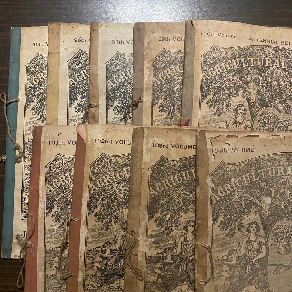 9 Antique Agricultural Almanacs 1920-1922 1924-1929 John Baer's Sons Lancaster - Picture 2 of 16